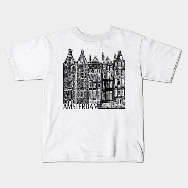 Amsterdam Kids T-Shirt by TravelTs